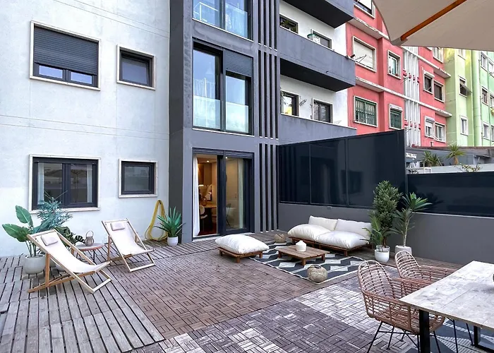 Casa Boma - Brighting With Spacious Terrace - Alvalade Iii *